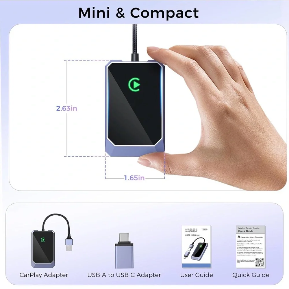 Wireless CarPlay Adapter for Apple iPhone (new)